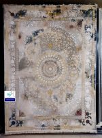 فرش وینتیج طرح آرش نقره ای