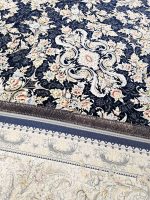 فرش طرح سالاری سرمه ای 55