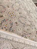 فرش افشان باغ مینو بژ 2