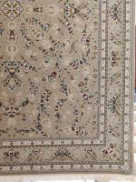 فرش افشان باغ مینو بژ 5