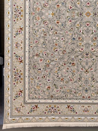 فرش افشان سروناز نقره ای 5