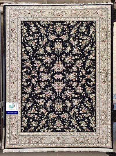 فرش افشان یاشار سرمه ای