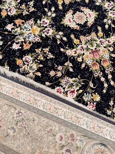 فرش افشان یاشار سرمه ای 5