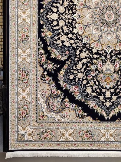 فرش طرح آرین سرمه ای 2