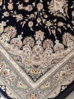 فرش طرح بردیا سرمه ای 3