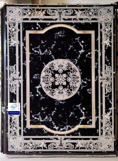 فرش طرح راشل سرمه ای