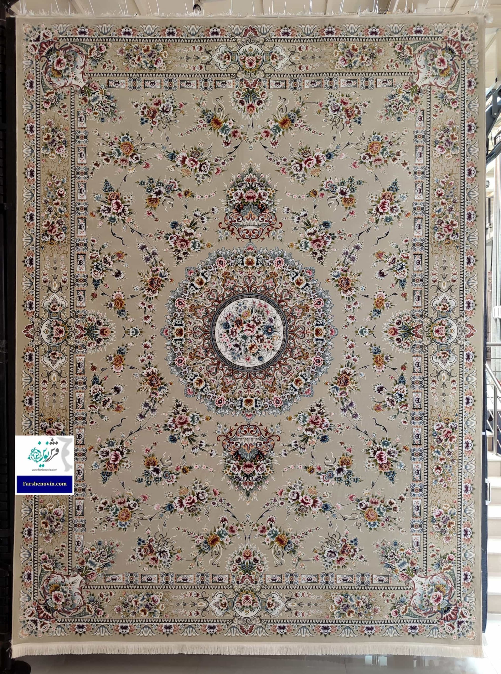 فرش طرح پریزاد بژ