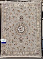 فرش طرح پریزاد نقره ای