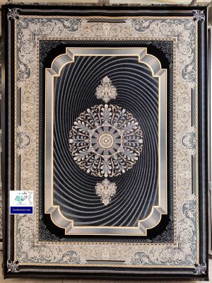 فرش طرح عاطفه سرمه ای