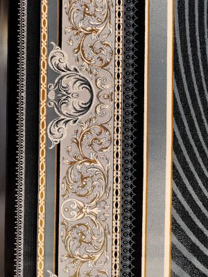 فرش طرح عاطفه سرمه ای 4