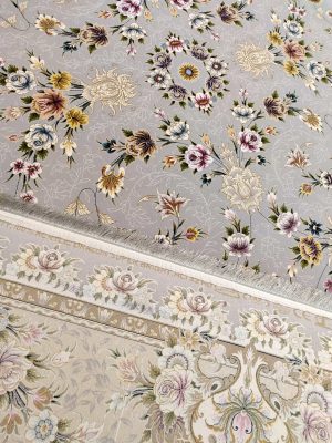 فرش افشان پویان نقره ای 4