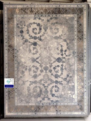 فرش طرح السا نقره ای