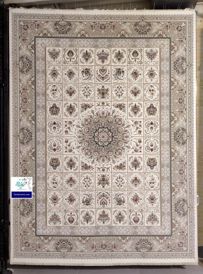 فرش طرح پویا کرم