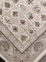 فرش طرح پویا کرم 3